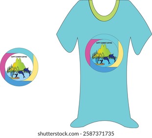 Summer t Shirt, t Shirt design, Travelling, Surfing , Summer  Trip T shirt