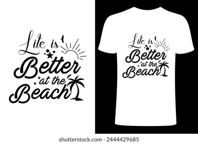 Summer T- shirt Design, , Summer typography, vibes, Sun, fashion ,print vector T-shirt Shady beach Summer Sunshine on my Mind T-shirt vector, life is better at the Beach