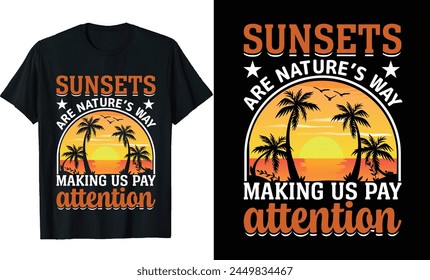 Summer t shirt design or Typography summer beach T-shirt design for print design Inspirational quote, black tee design, vector, slogan, Vector, illustration summer vintage illustration t-shirt 