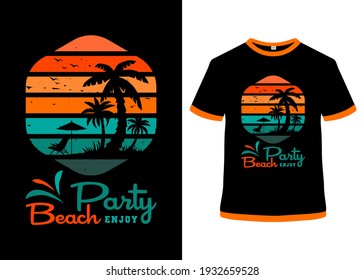 Summer T Shirt Design Vector