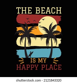 Summer T Shirt Design And Vector Illustration. 