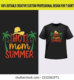summer t shirt design, Vector  tropical beach reflection illustration, for t-shirt print and other uses. summer day.