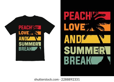 summer t shirt design vector