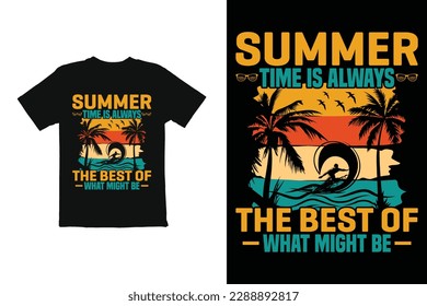 summer t shirt design vector