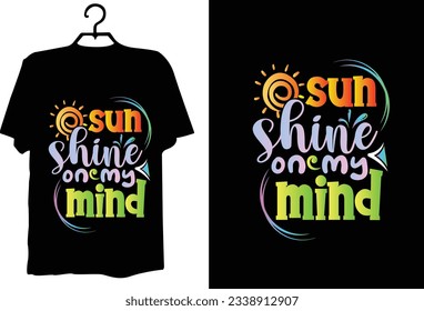 Summer t shirt design vector