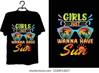 Design-Vektorgrafik von Summer-T-Shirt