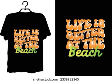 Summer t shirt design vector