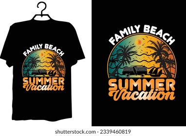 Summer t shirt design vector