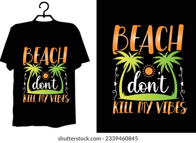 Summer t shirt design vector