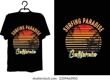 Summer t shirt design vector