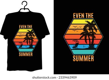 Design-Vektorgrafik von Summer-T-Shirt