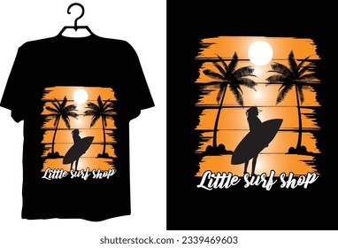 Summer t shirt design vector