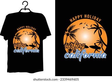 Summer t shirt design vector