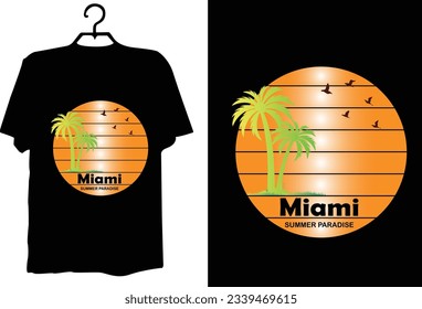 Design-Vektorgrafik von Summer-T-Shirt