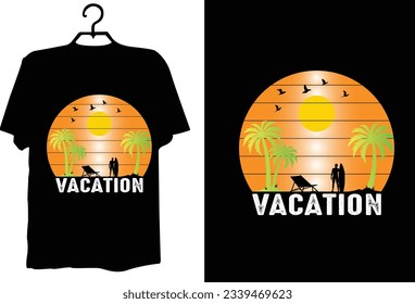 Vector de diseño de camiseta de verano