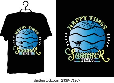 Summer t shirt design vector