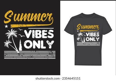 summer t shirt design and vector