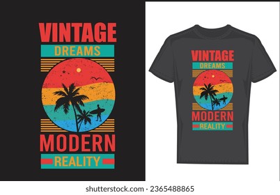 
Summer t shirt design and vector