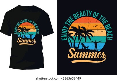 Summer T Shirt Design Vector