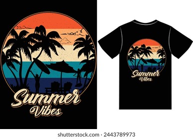 Summer t shirt design vector, t shirt