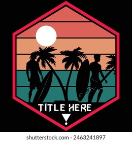 summer t shirt design vector file 