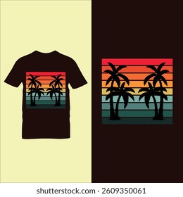 Summer t shirt design vector illustration