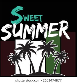 summer t shirt design vector