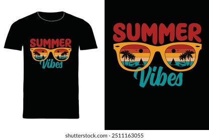 summer t shirt design " summer vibes