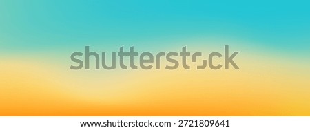 Summer teal and orange gradient background