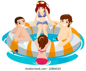 Summer Teens - Vector