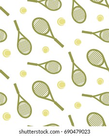 Summer tennis sport pattern