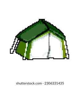 summer tent camp color icon vector. summer tent camp sign. isolated symbol illustration