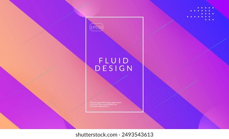 Summer Texture. Party 3d Frame. Purple Minimal Design. Business Cover. Retro Spectrum Template. Geometry Ux. Flat Landing Page. Blue Summer Texture