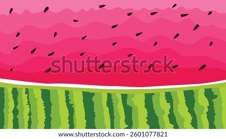 Summer theme background. fresh fruit watermelon. watermelon realistic texture background. watermelon skin striped seamless pattern. fruit summer texture