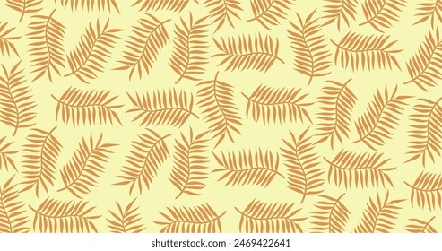 Summer theme background wallpaper, luxury nature leaf pattern design, arranged leaves design for fabric, prints, covers, banners and invitations, Vector illustration.