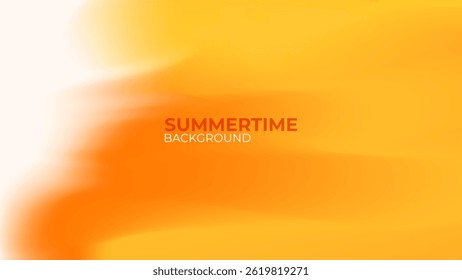 Summer theme blurred background. Summertime color gradients for creative seasonal graphic design. Vector illustration.