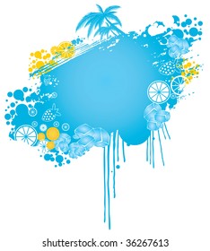 summer theme signboard