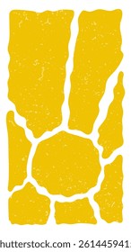 Summer theme wallpaper. Groovy sun background. Curvy yellow rays. Sunburst, sunrise or sunset poster. 