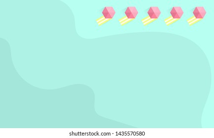 Summer themed background with copy space, Design for social media banner, poster, email, newsletter, ad, leaflet, placard, brochure, flyer, web sticker