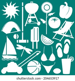 Summer Themed Objects