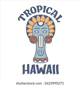 Verão Tiki Máscara Totem, Totem Antigo