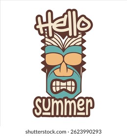 Summer Tiki Mask Totem, Ancient Totem