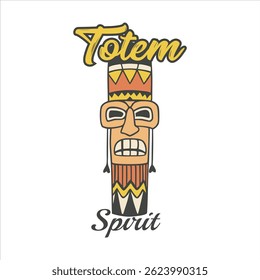 Verão Tiki Máscara Totem, Totem Antigo