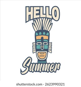 Summer Tiki Mask Totem, Ancient Totem