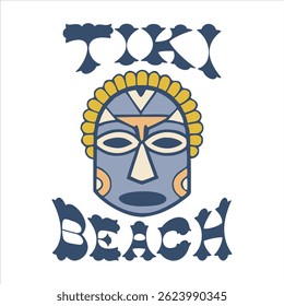 Verão Tiki Máscara Totem, Totem Antigo
