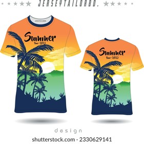 summer time 2023 t shirt vector