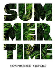 Summer Time Abstract Background. Vector Illustration EPS10