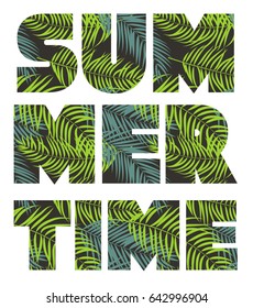 Summer Time Abstract Background. Vector Illustration EPS10