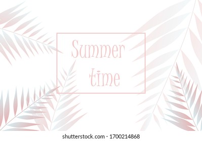 verano con hojas abstractas. fondo de verano. ilustración vectorial. fondo moderno. Pasos 10