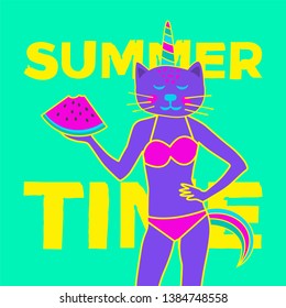 Summer Time Art vector minimal project